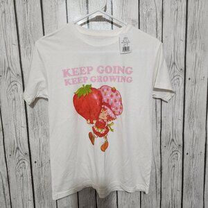 Strawberry Shortcake Graphic T-Shirt Women's Small Vintage Cartoon Feminine